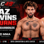 Chaz Blevins returns to face Carl Darbouze in the NLC 49 main event on October 10, 2026, in Catlettsburg, Kentucky.